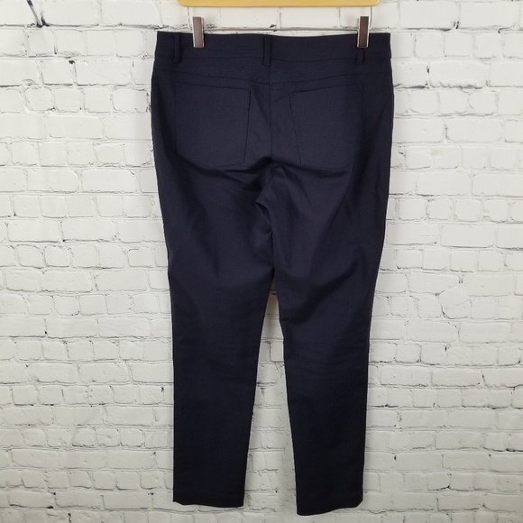 ELLOQUENT | blue stretch work pant - Picture 3 of 7